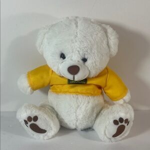 Automobili Lamborghini teddy bear stuffed animal.